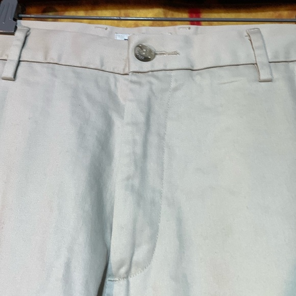 DOCKERS-men’s beige ‘CLASSIC FIT’ pleated chino dress pants - Picture 5 of 11